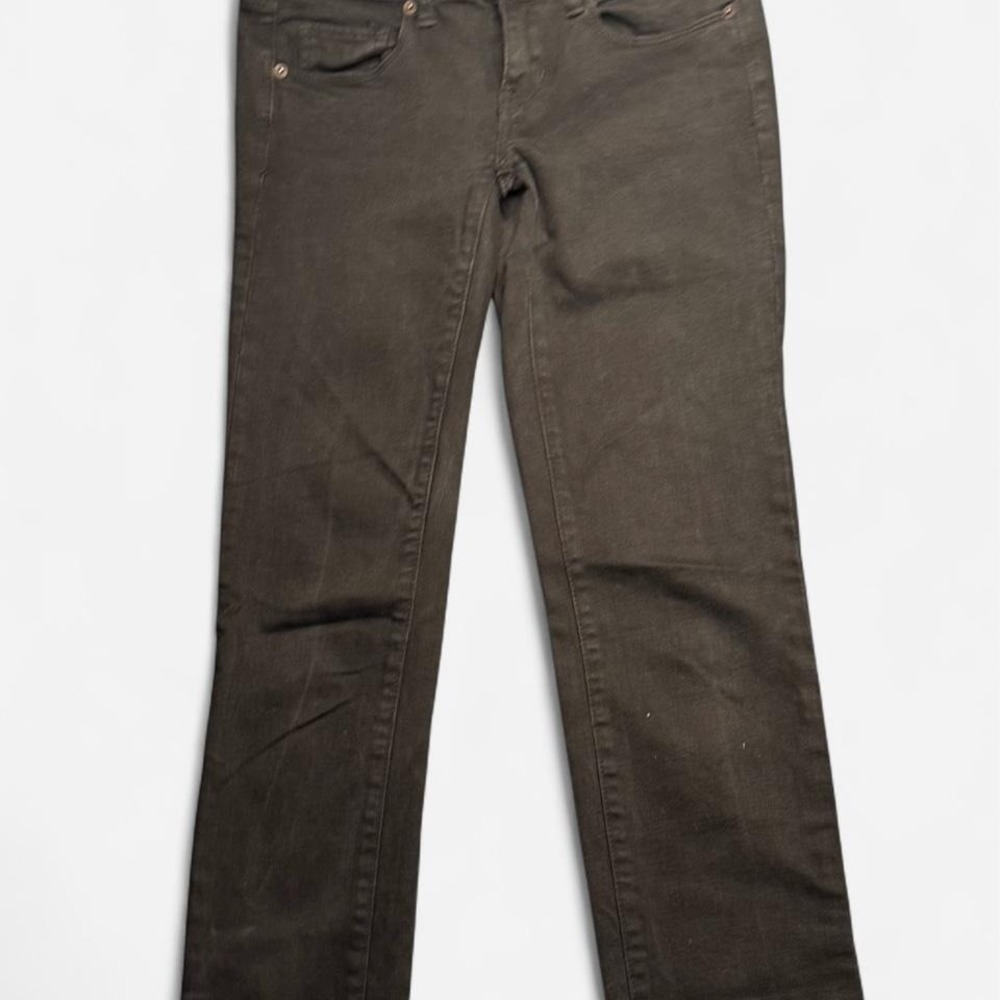American Eagle Black Denim Skinny Jeans, Size 4